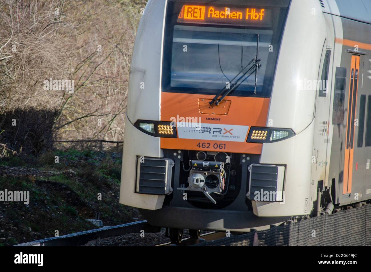 Der Rhein-Ruhr-Express Banque D'Images