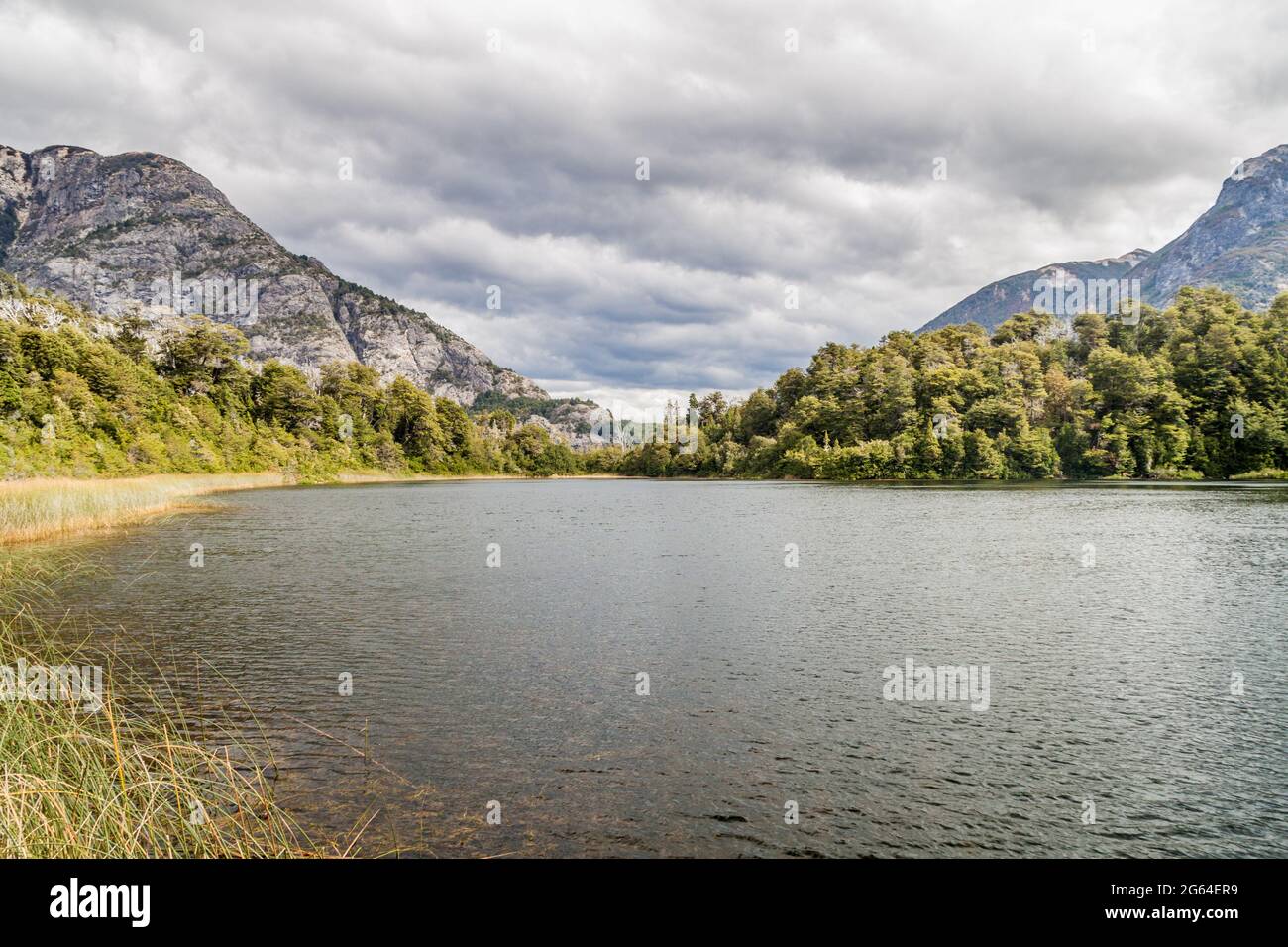 Baie Bahia Lopez dans le lac Nahuel Huapi près de Bariloche, Argentine Banque D'Images