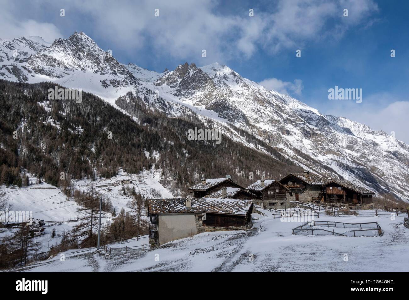 Parc national du Gran Paradiso, Vallée d'Aoste, Italie. Banque D'Images