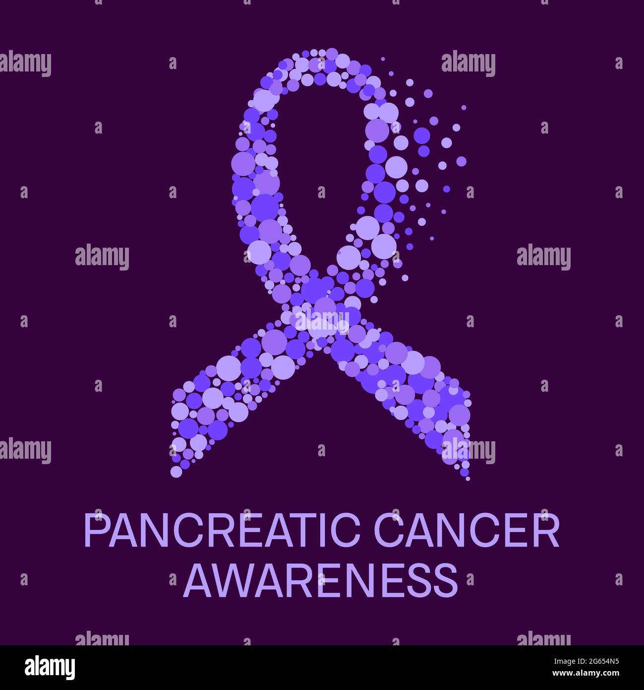 Sensibilisation au cancer du pancréas, illustration conceptuelle Banque D'Images