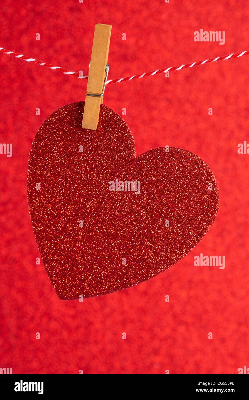 Arrière-plan sur le thème de l'amour avec espace de copie pour ajouter un message de Saint-Valentin ou une note d'amour Banque D'Images