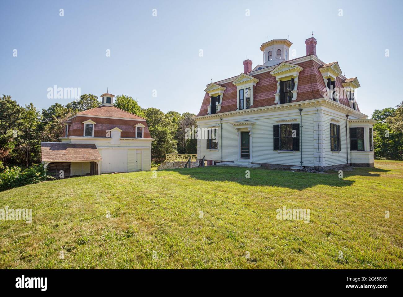 Le Edward Pennaman House and Barn est un lieu historique à Eastham, Massachusetts et fait partie du Cape Cod National Seashore, Banque D'Images