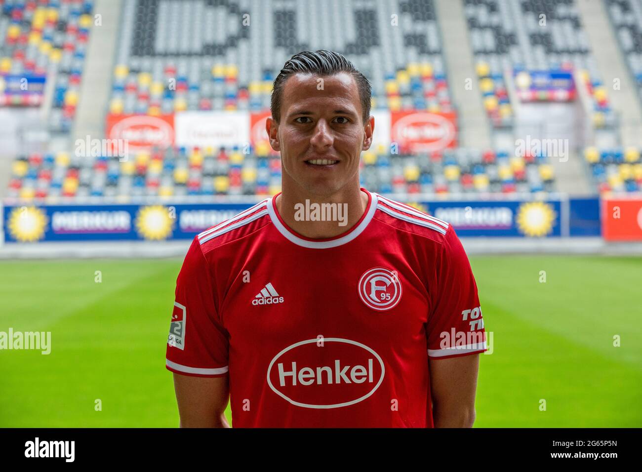 football, 2. Bundesliga, 2021/2022, Fortuna Duesseldorf, Merkur Spiel Arena, Media Day, Présentation de l'équipe pour la nouvelle saison de jeu, photo de presse, Edgar PRIB Banque D'Images
