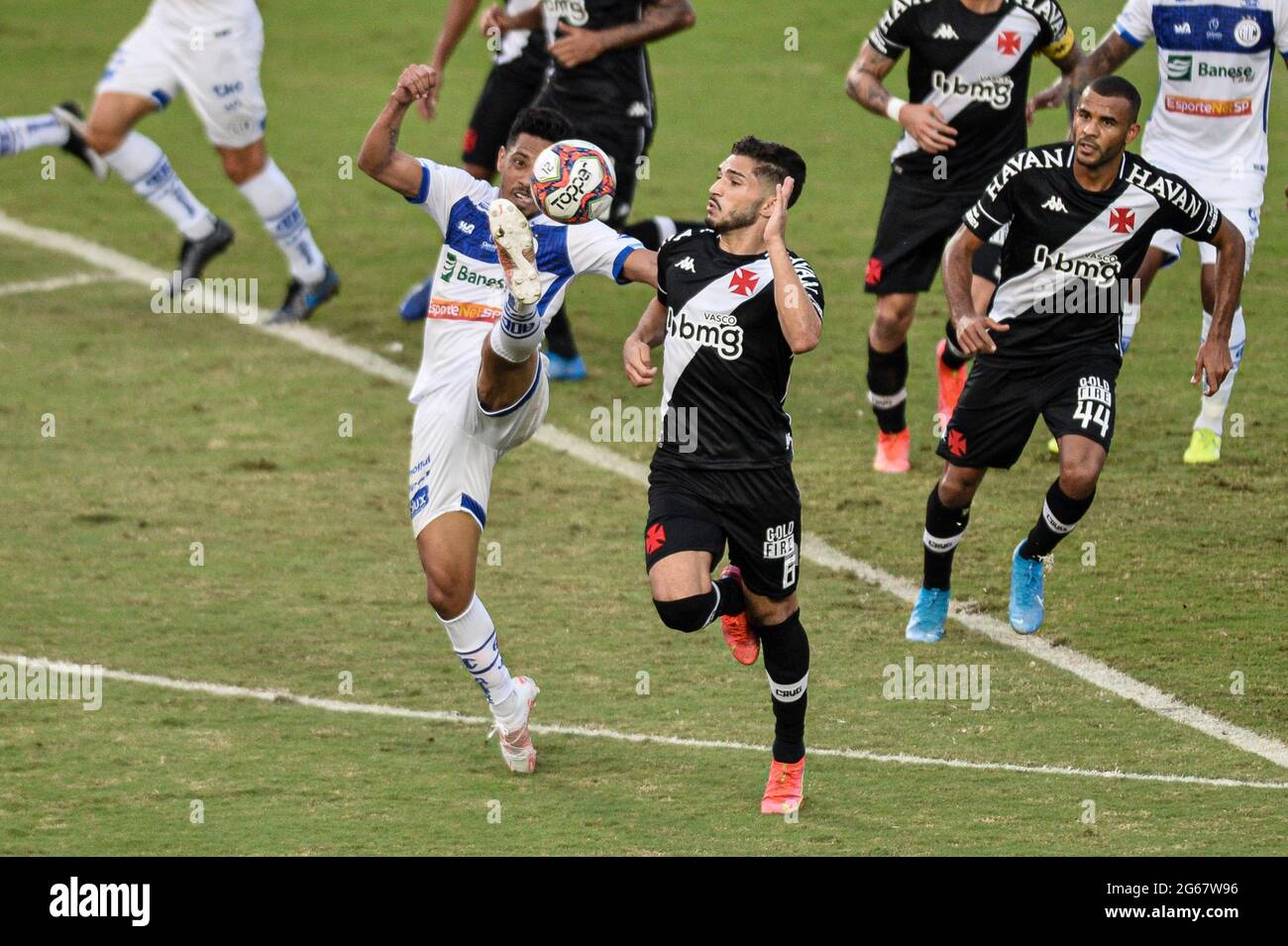 Rio de Janeiro, Brésil. 03ème juillet 2021. Pendant le match entre Vasco x Confiança, valable pour le championnat brésilien série B 2021, tenu à Estádio São Januário, Rio de Janeiro/RJ, ce samedi (3). Credit: Nayra Halm/FotoArena/Alay Live News Banque D'Images