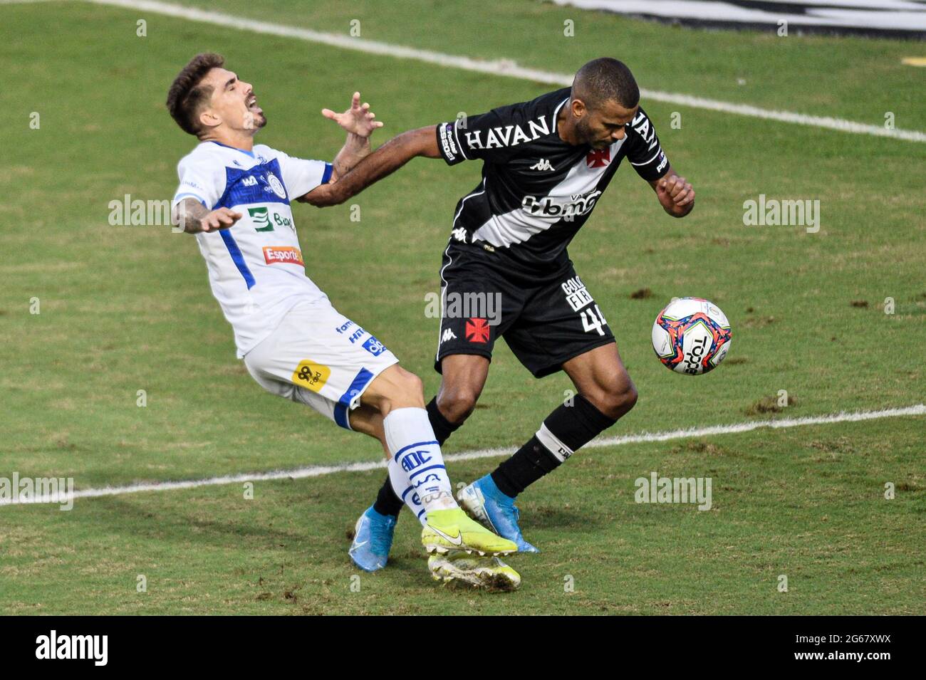 Rio de Janeiro, Brésil. 03ème juillet 2021. Pendant le match entre Vasco x Confiança, valable pour le championnat brésilien série B 2021, tenu à Estádio São Januário, Rio de Janeiro/RJ, ce samedi (3). Credit: Nayra Halm/FotoArena/Alay Live News Banque D'Images