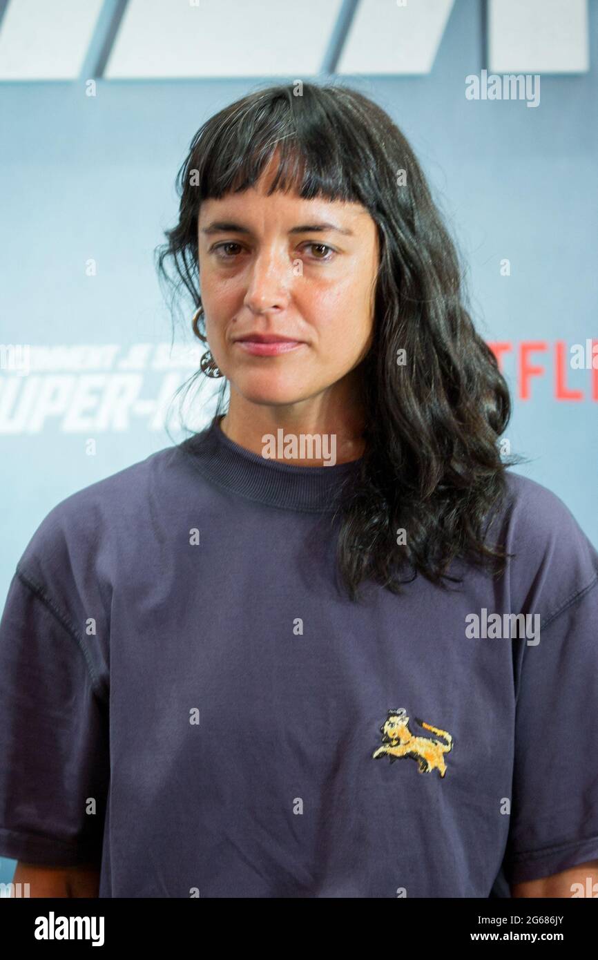 Vimala Pons assiste à la première du film Netflix Paris 'Commentaire Je suis Devenu Super-Heros' au festival Cinema Paradiso au cours de la Cour Carree du Louvre le 04 juillet 2021 à Paris, France. Photo de Nasser Berzane/ABACAPRESS.COM Banque D'Images