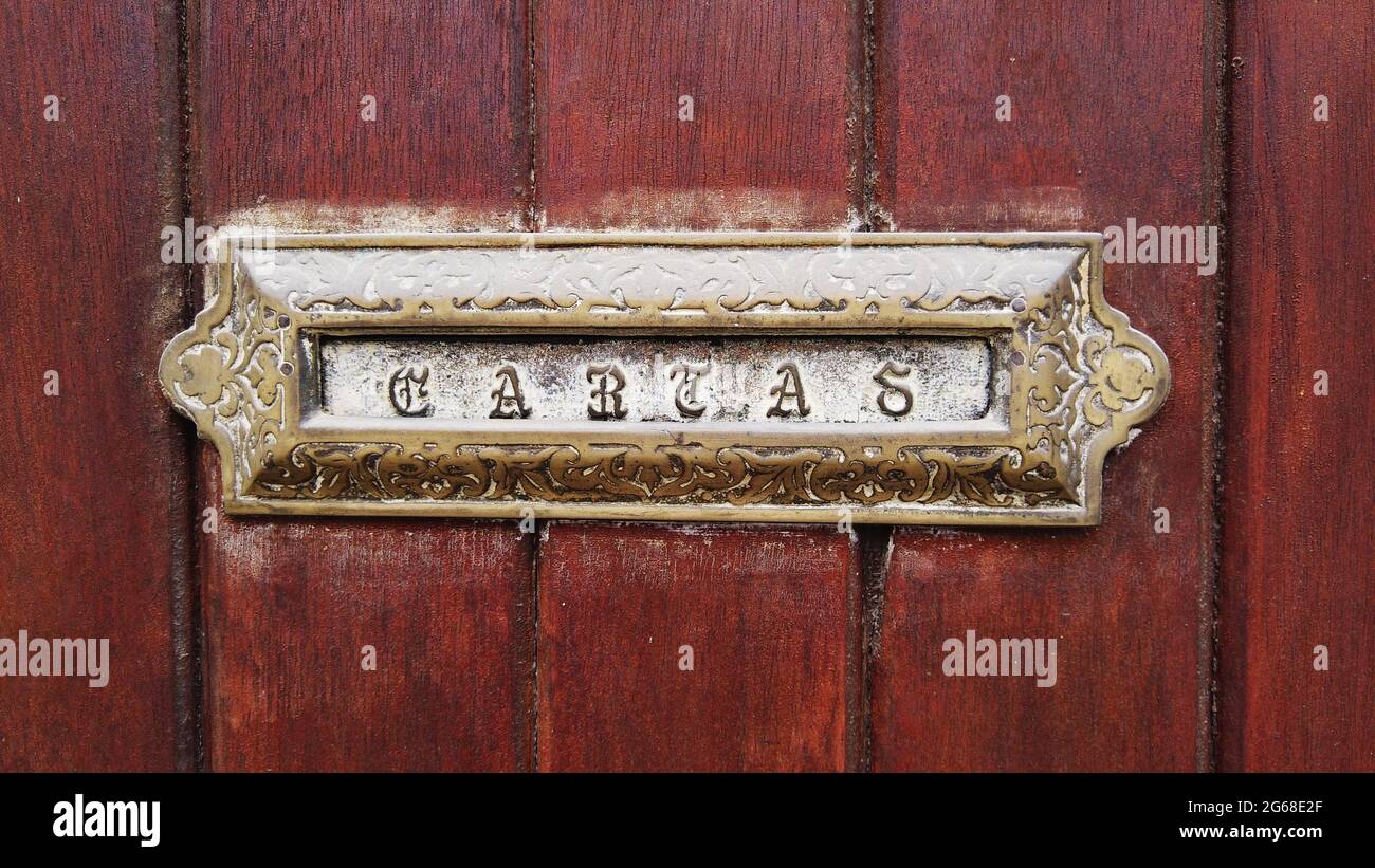 BUZÓN DE CARTAS Banque D'Images