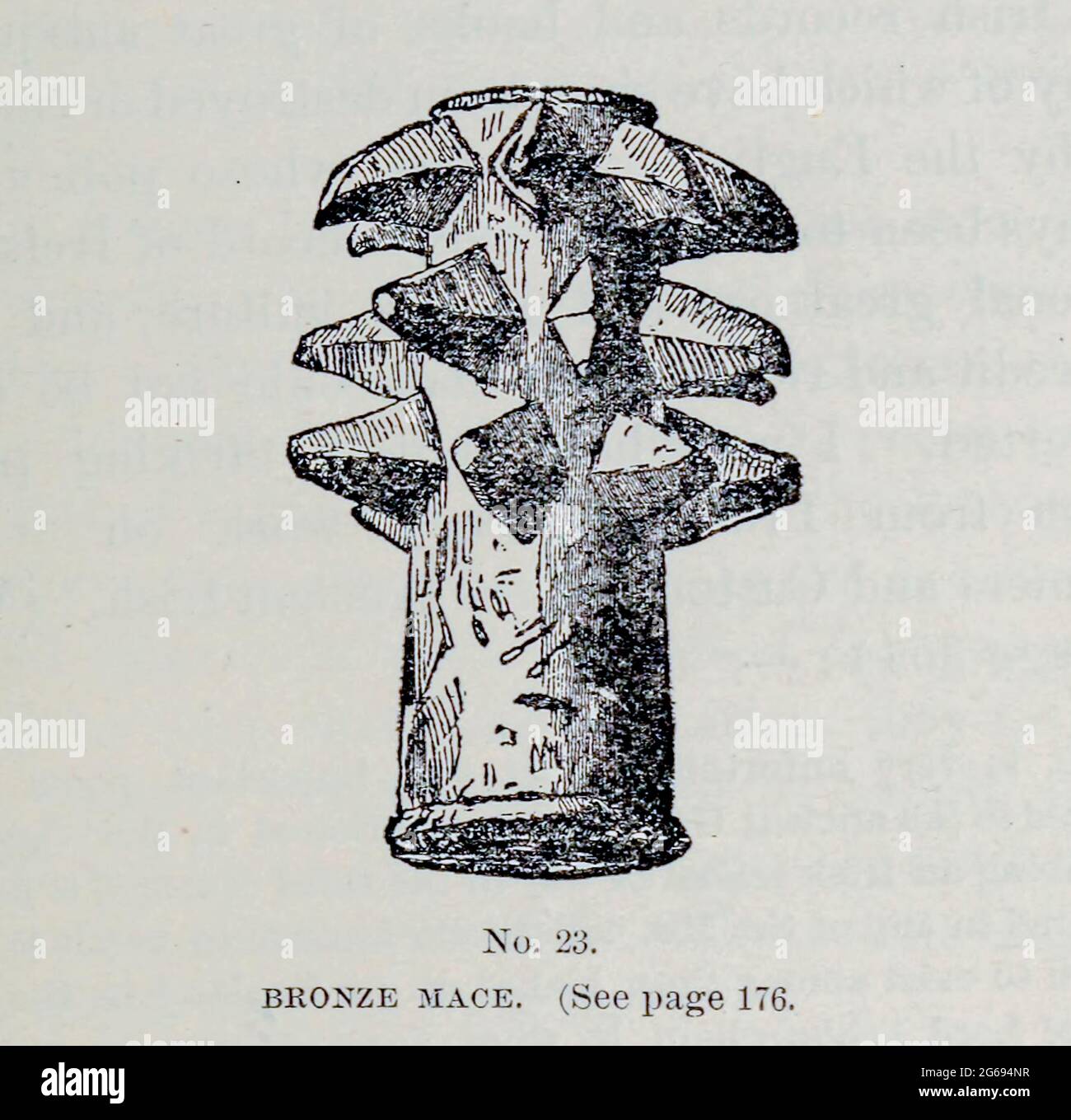 Bronze Mace du livre « Athlétisme et sport de la manille » de John Boyle O'Reilly, 1844-1890 publié à Boston, par la société d'édition Pilot en 1890. DÉDIÉ À CEUX QUI CROIENT QU'UN AMOUR POUR LE SPORT INNOCENT, L'EXERCICE LUDIQUE. ET LA JOUISSANCE DE LA NATURE, EST UNE BÉNÉDICTION DESTINÉE NON SEULEMENT POUR LES ANNÉES DE BOYHOTTE, MAIS POUR TOUTE LA VIE D'UN HOMME Banque D'Images