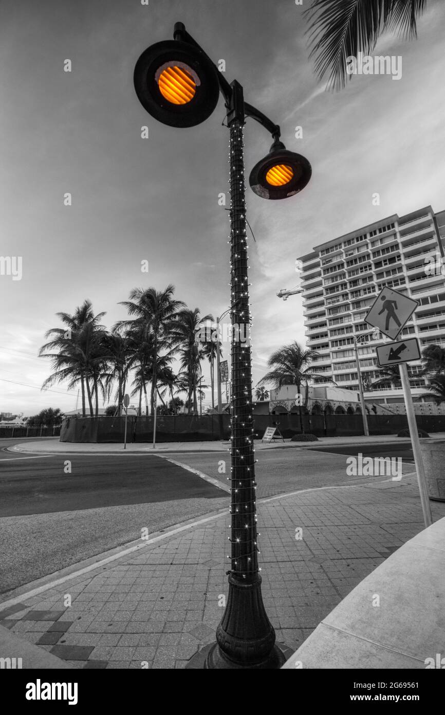Sunrise Boulevard, fort Lauderdale, Floride Banque D'Images