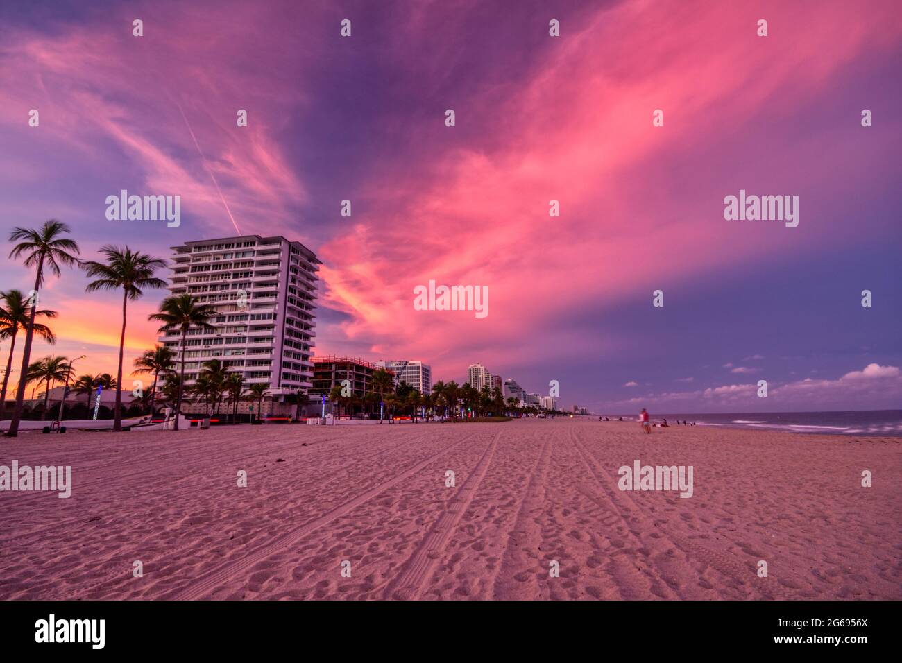 Sunrise Boulevard, fort Lauderdale, Floride Banque D'Images