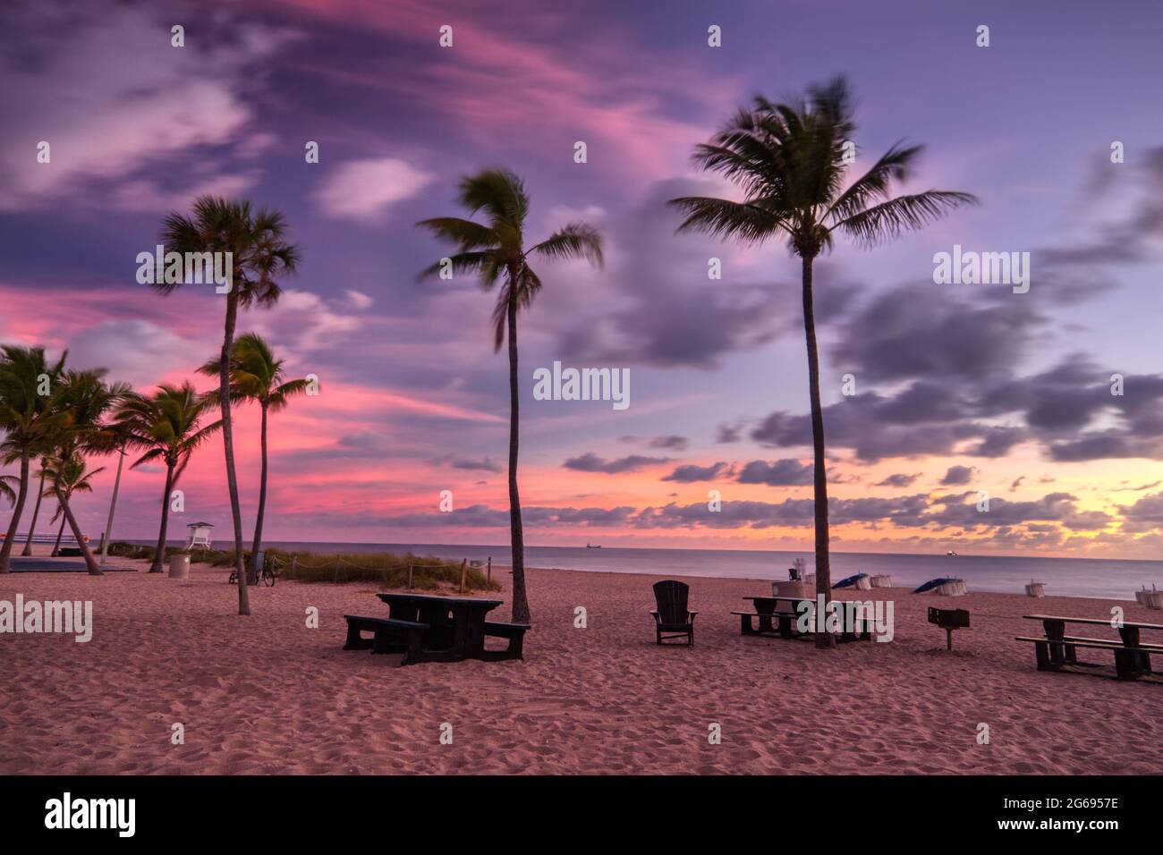 Sunrise Boulevard, fort Lauderdale, Floride Banque D'Images