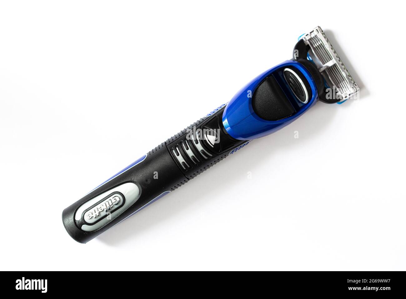 Massachusetts, États-Unis - juillet 2021 : Gillette Fusion5 ProGlide Styler Banque D'Images