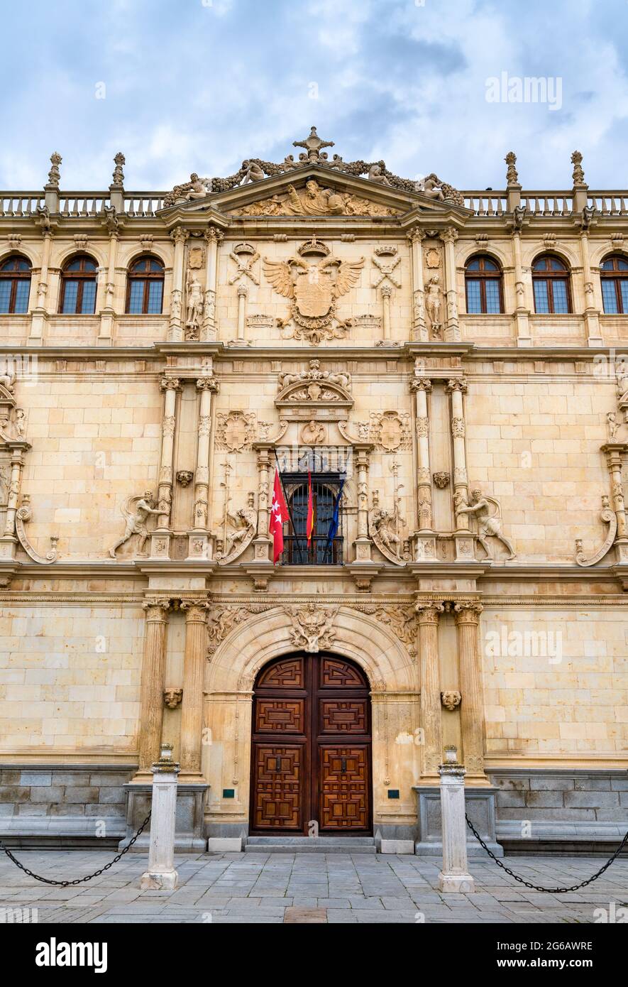 Colegio Mayor de San Ildefonso à Alcala de Henares, Espagne Banque D'Images