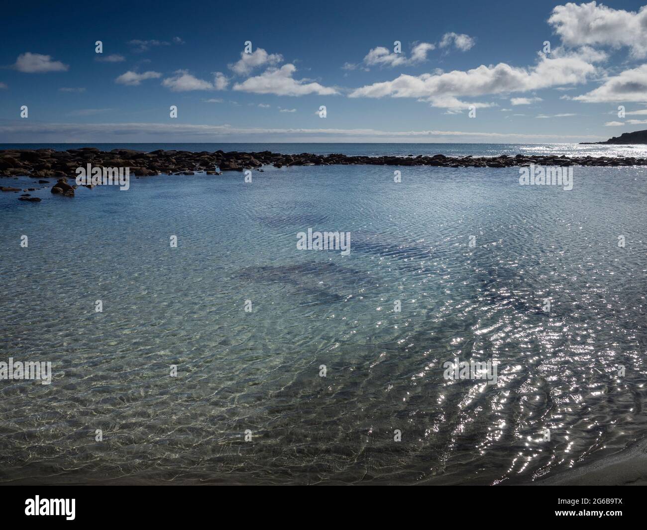 Stokes Bay Beach, Kangaroo Island, Australie méridionale Banque D'Images