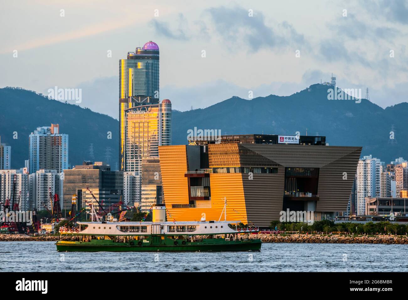 Le Musée du Palais de Hong Kong, quartier culturel de West Kowloon, sera développé en un des plus grands quartiers culturels du monde, mêlant art, edu Banque D'Images