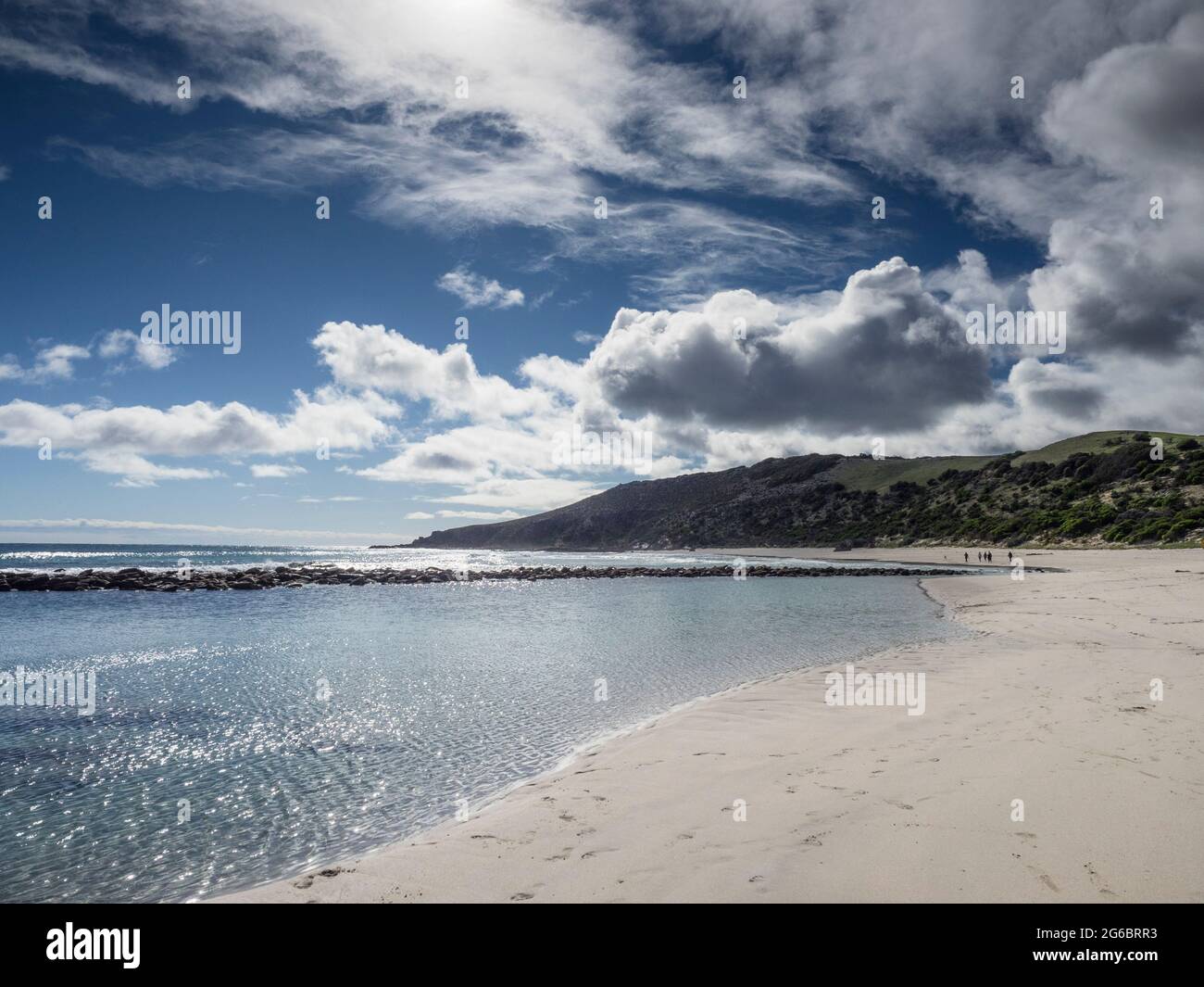 Stokes Bay Beach, Kangaroo Island, Australie méridionale Banque D'Images