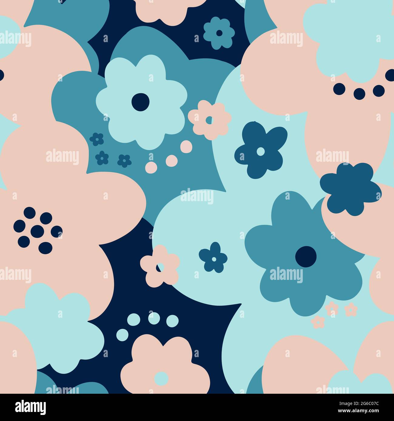 Motif fleuri abstrait sans couture.fond nature botanique vintage.Imprimer textile de mode. Illustration de Vecteur