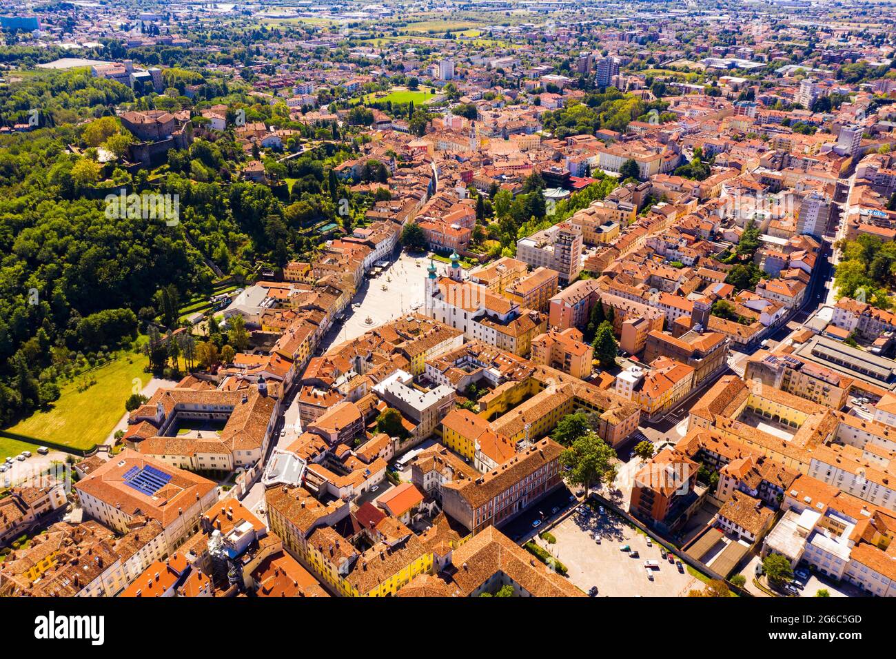 Centre historique de Gorizia, Italie Banque D'Images