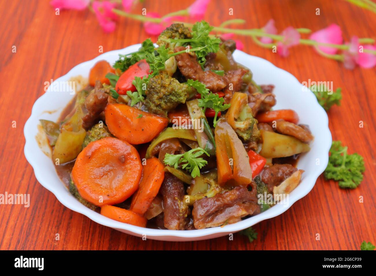 soupe de légumes au brocoli Banque D'Images