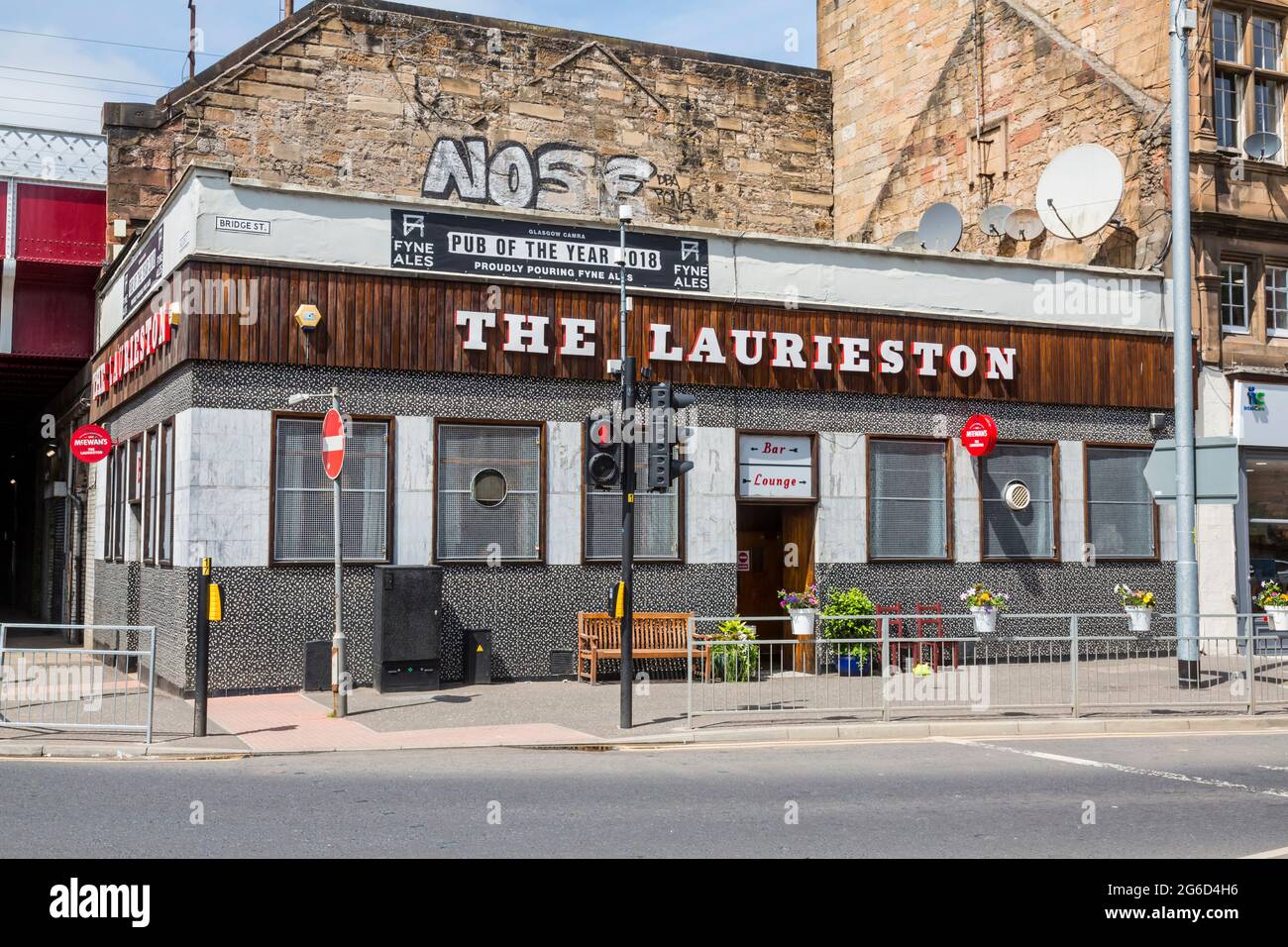 The Laurieston Bar, Glasgow, Écosse, Royaume-Uni, Europe Banque D'Images