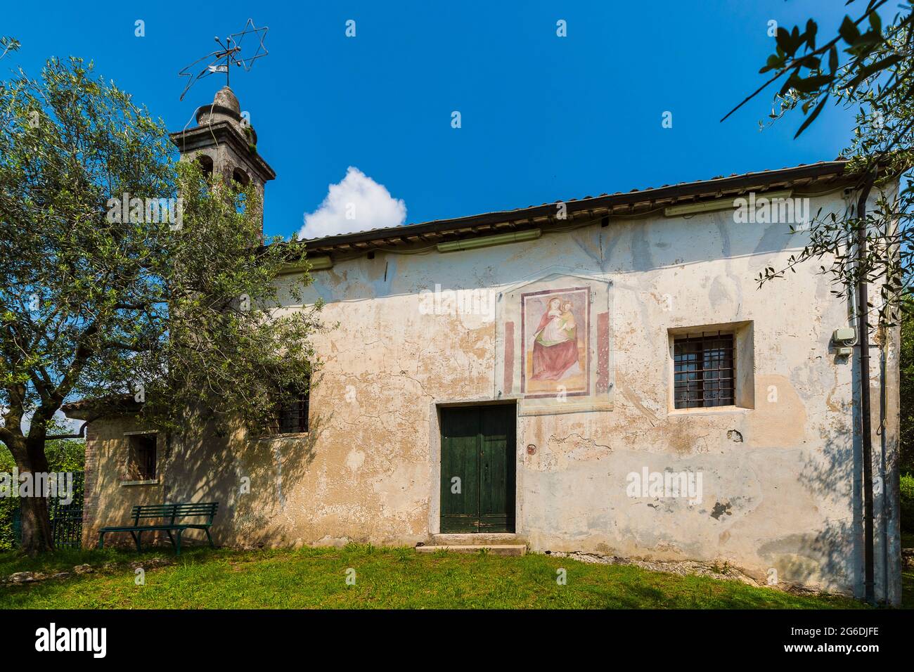 Italie Veneto Église Asolo de San Martino Banque D'Images