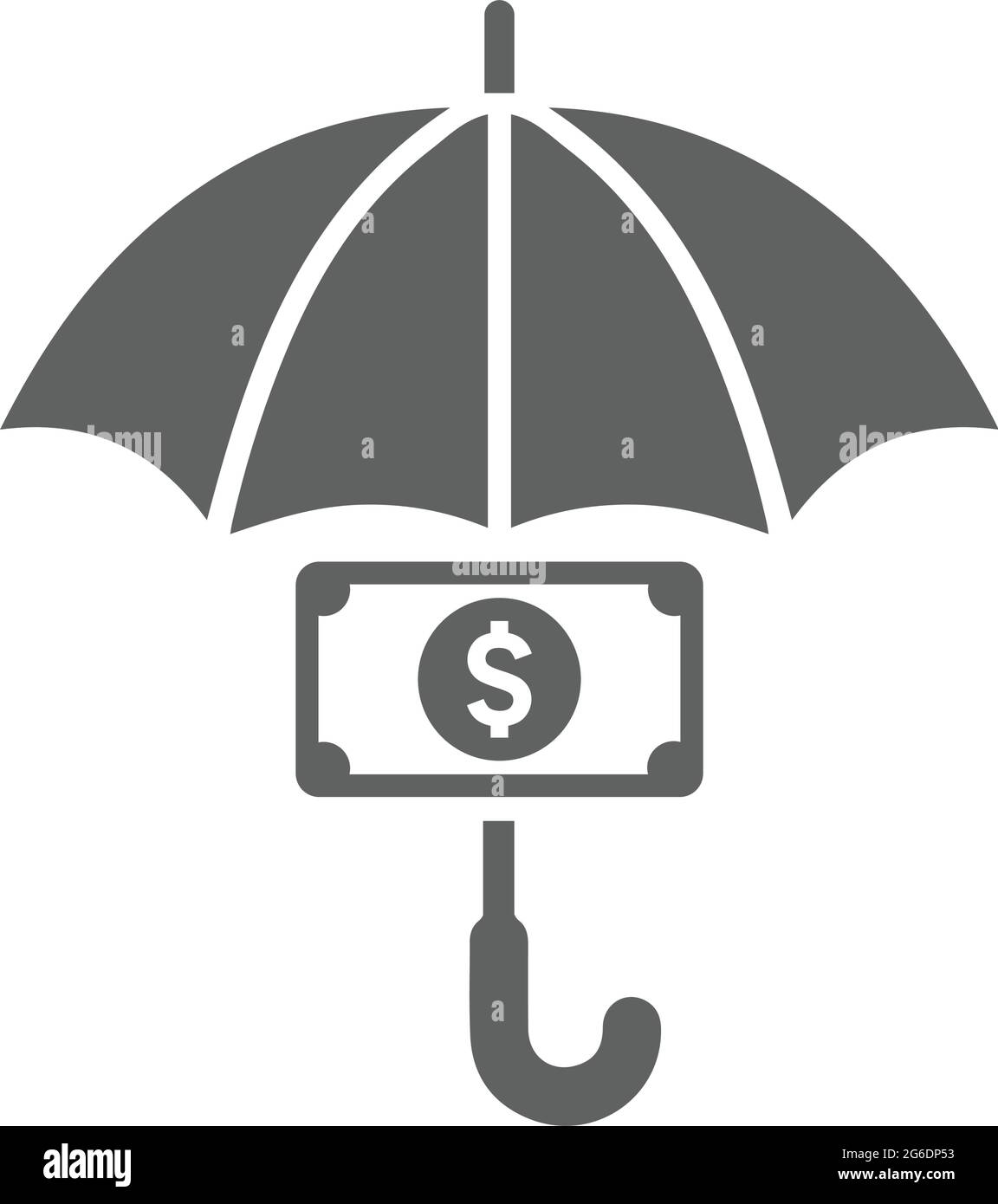 Protection, dollar, icône parapluie - fichier EPS vectoriel. Utilisation parfaite pour les supports d'impression, le Web, les images de stock, l'utilisation commerciale ou tout type de projet de conception. Illustration de Vecteur