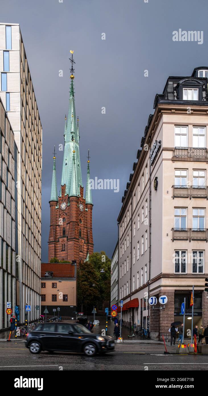 Eglise de S.ta Clara, Stockholm, Suède Banque D'Images