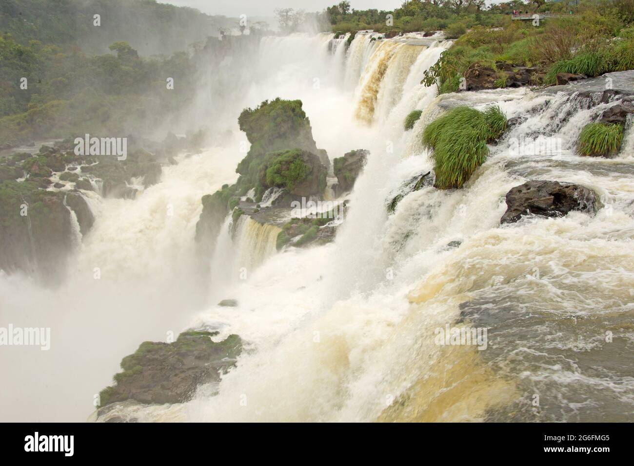 Parc national des chutes d'Iguazu classé au patrimoine mondial de l'UNESCO, Argentine. Banque D'Images