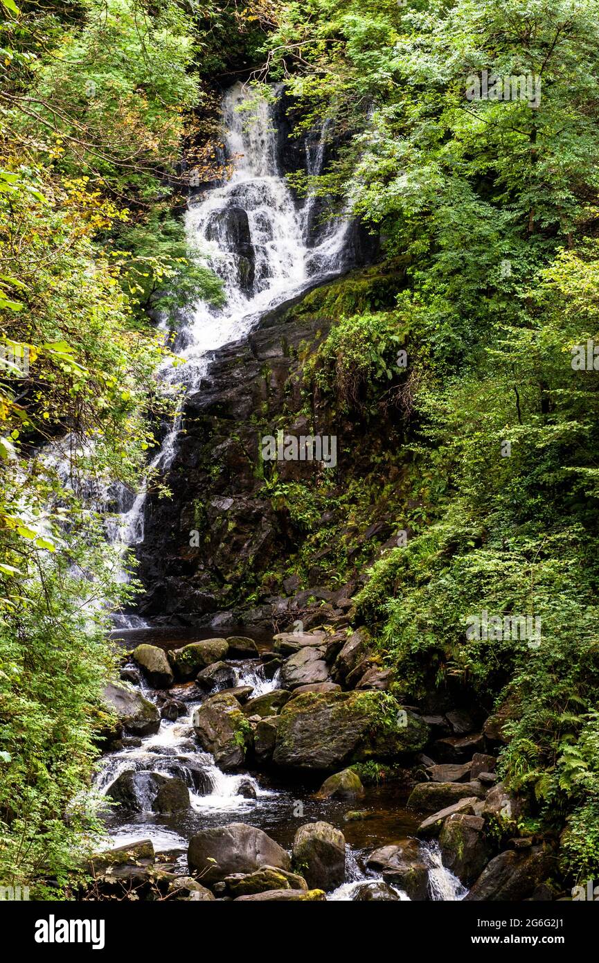 Cascade de Torc, parc national de Kerry, Irlande Banque D'Images