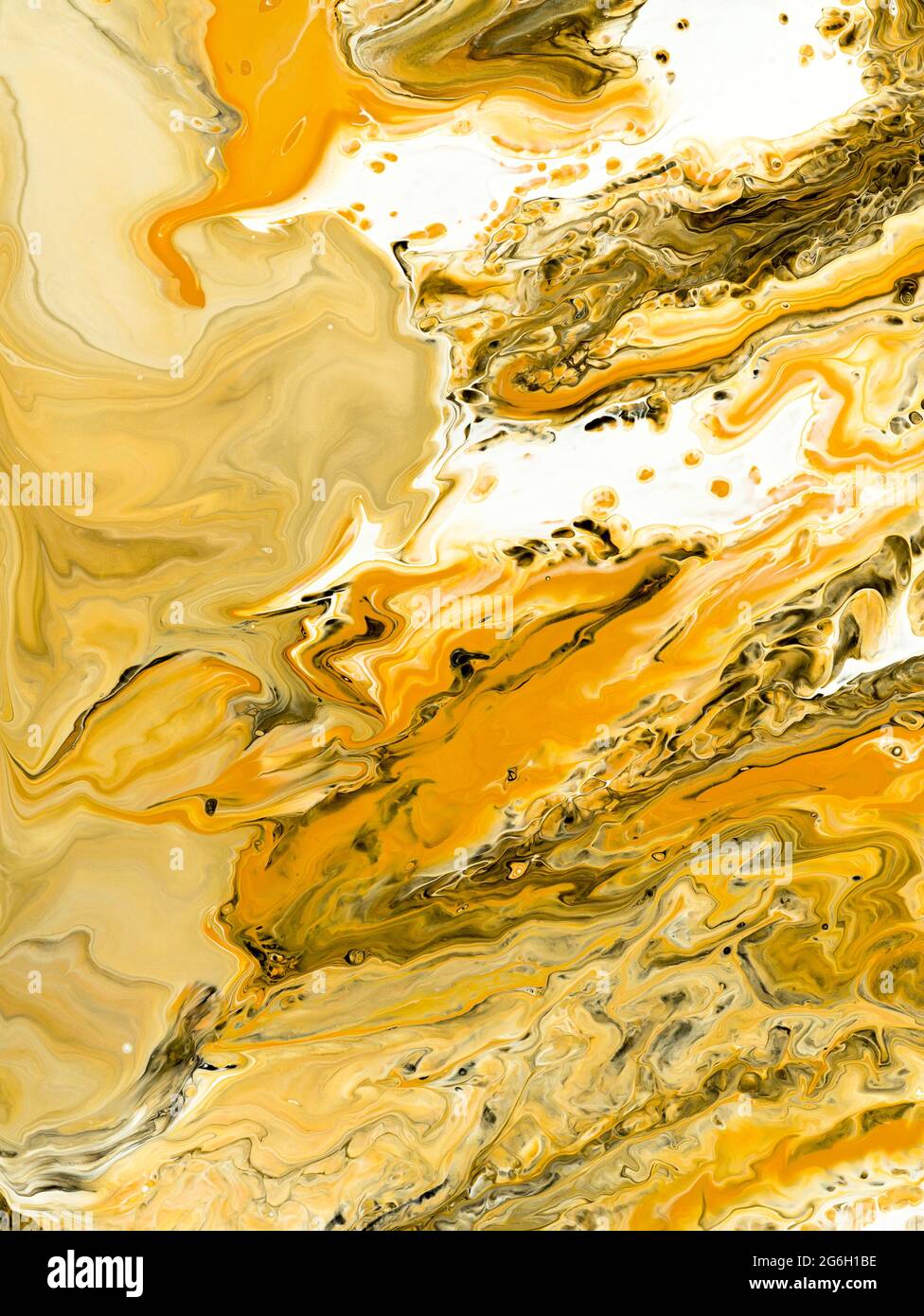 Couleur caramel abstrait créatif fond peint à la main, art fluide, texture  marbre, peinture acrylique sur toile. Art moderne Art contemporain Photo  Stock - Alamy