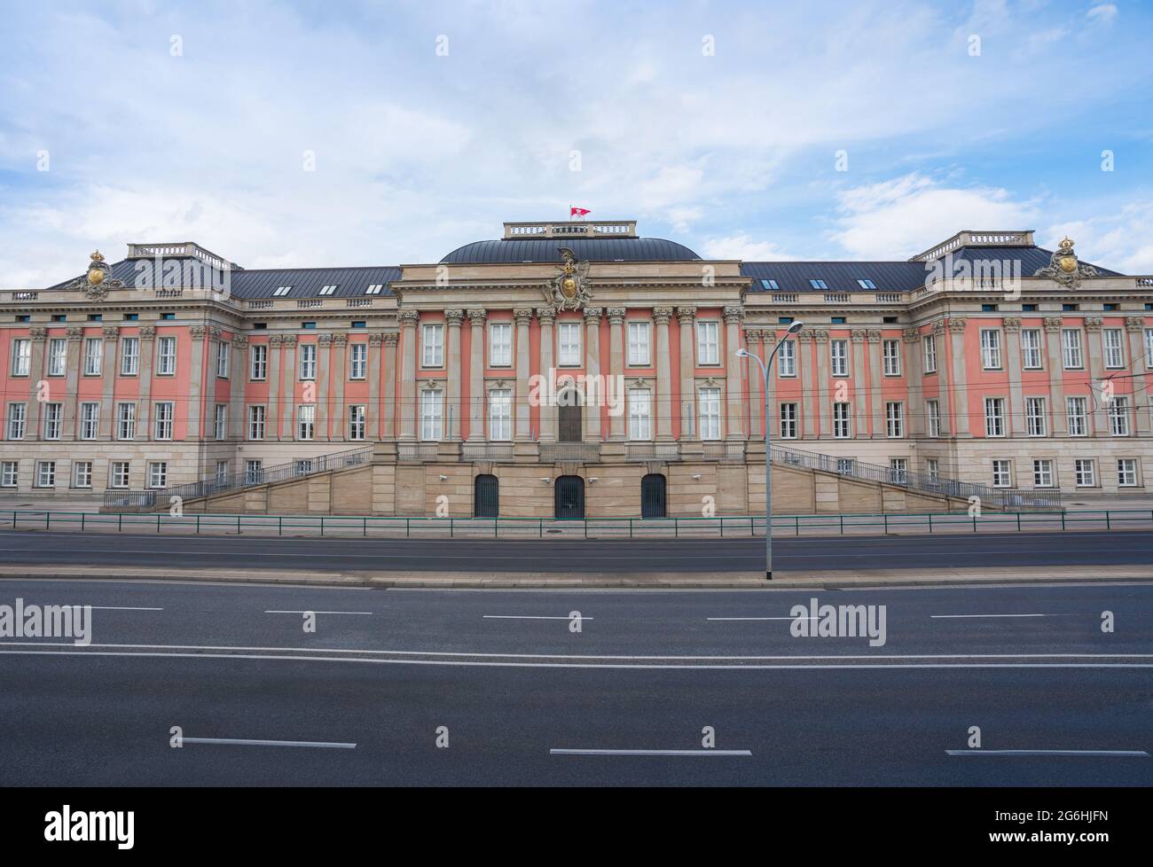 Potsdam City Palace - Landtag de Brandebourg - siège du Parlement de l'Etat fédéral de Brandebourg - Potsdam, Allemagne Banque D'Images