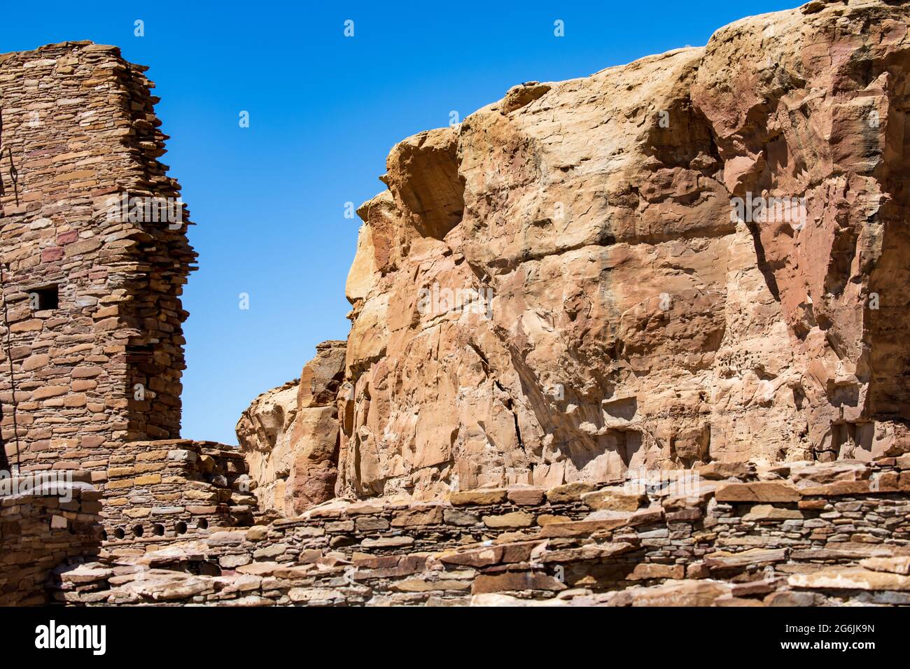 Chaco Culture National Historical Park dans le nord-ouest du Nouveau-Mexique Banque D'Images