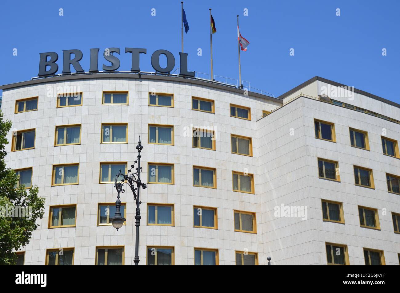 Hotel Bristol Berlin - Kurfürstendamm, Berlin, Allemagne - juillet 6 2021. Banque D'Images