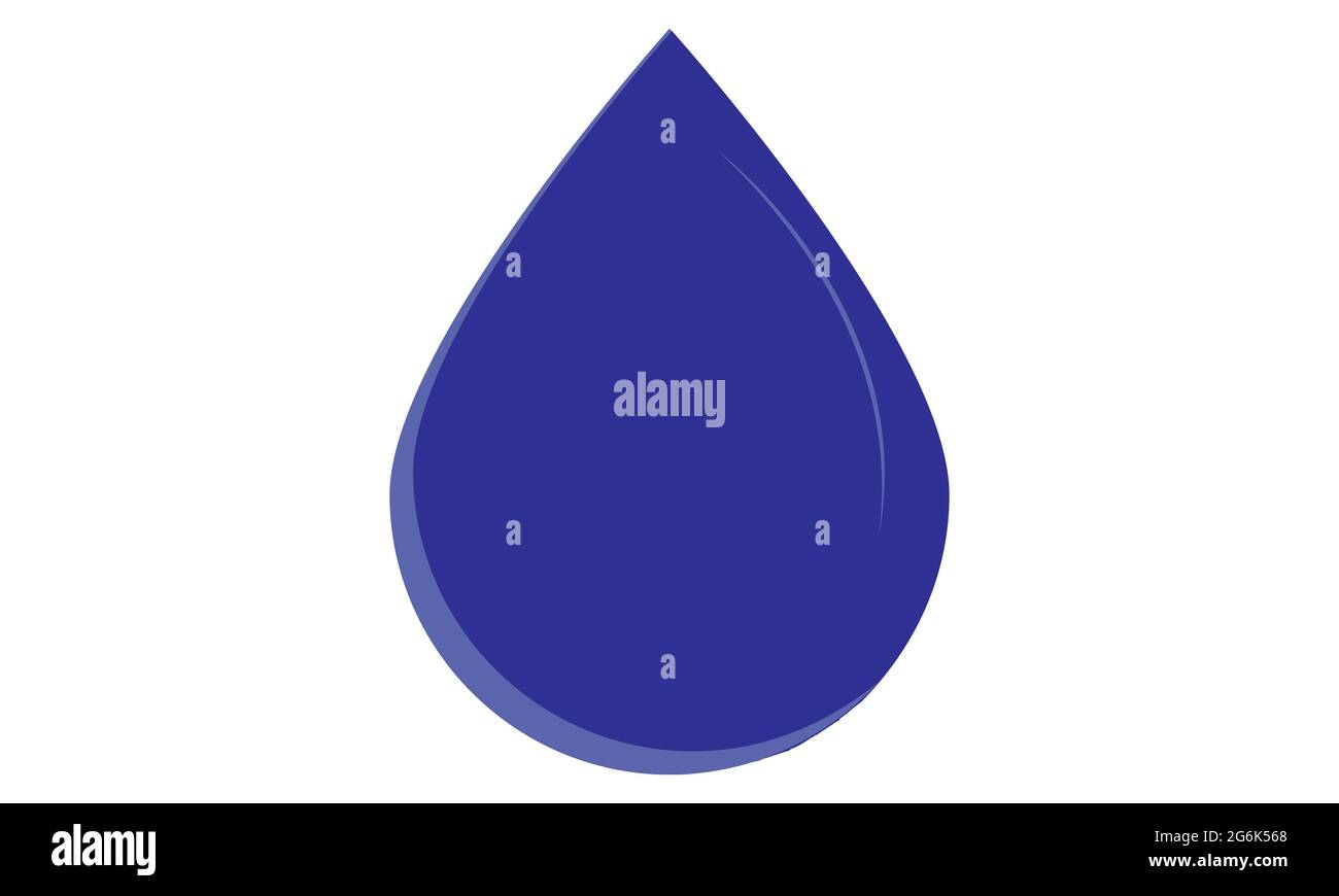 Image vectorielle de l'icône de goutte d'eau Illustration de Vecteur