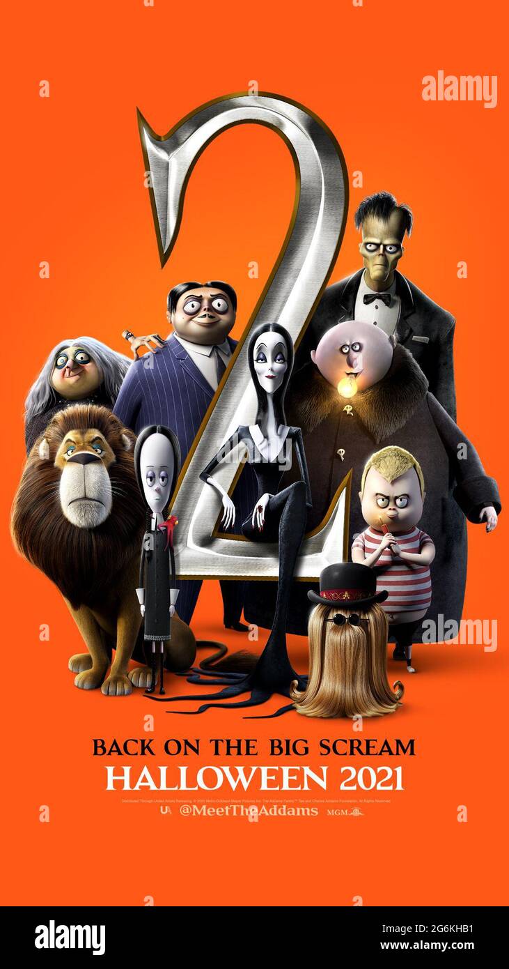 Date De Sortie La Famille Addams DATE DE SORTIE: Octobre 1, 2021 TITRE: The Addams Family 2 STUDIO: MGM  DIRECTOR: Greg Tiernan PLOT: The Addams se mêlent dans des aventures plus  folles et se trouvent impliqués dans des