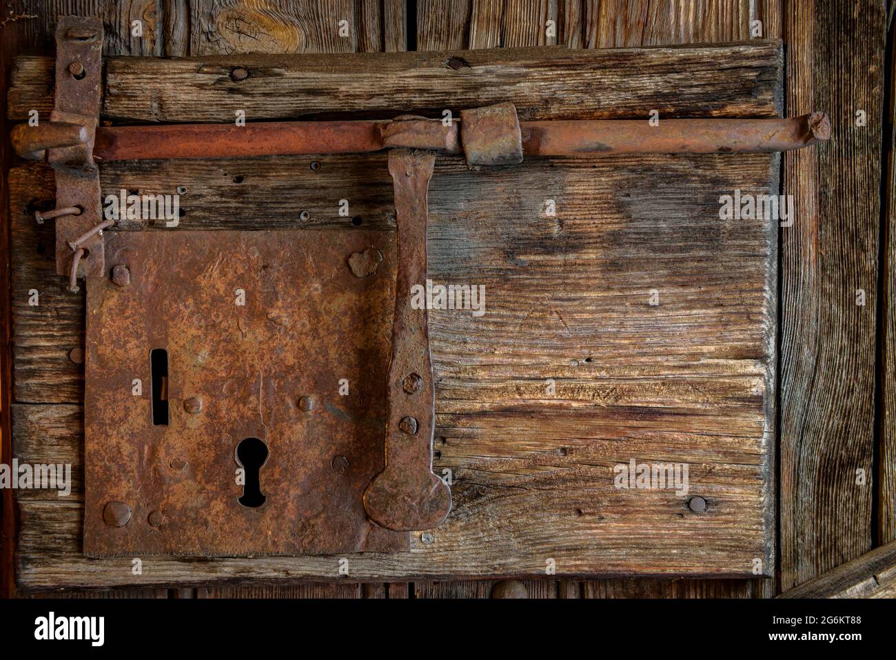 Détails à l'intérieur de l'Écomusée de Çò de Joanchiquet, à Vilamòs (Vallée de l'Aran, Catalogne, Espagne, Pyrénées) ESP: Detales del Ecomuseo Çò de Joanchiquet Banque D'Images