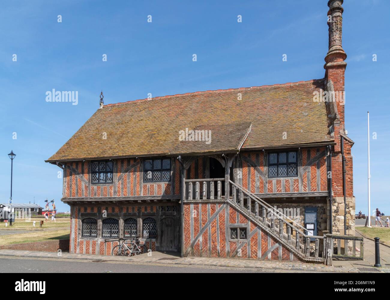 La salle Aldeburgh Moot Hall Banque D'Images