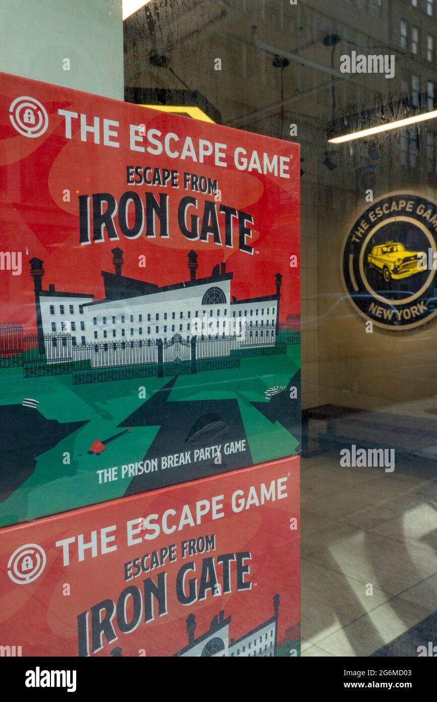 The Escape Game New York City - Escape Room, États-Unis Banque D'Images