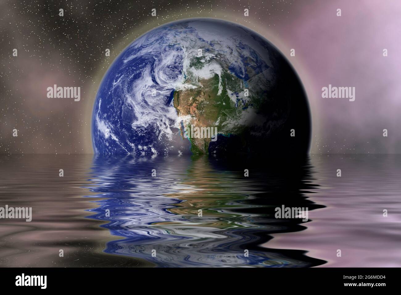 Le réchauffement climatique Banque D'Images