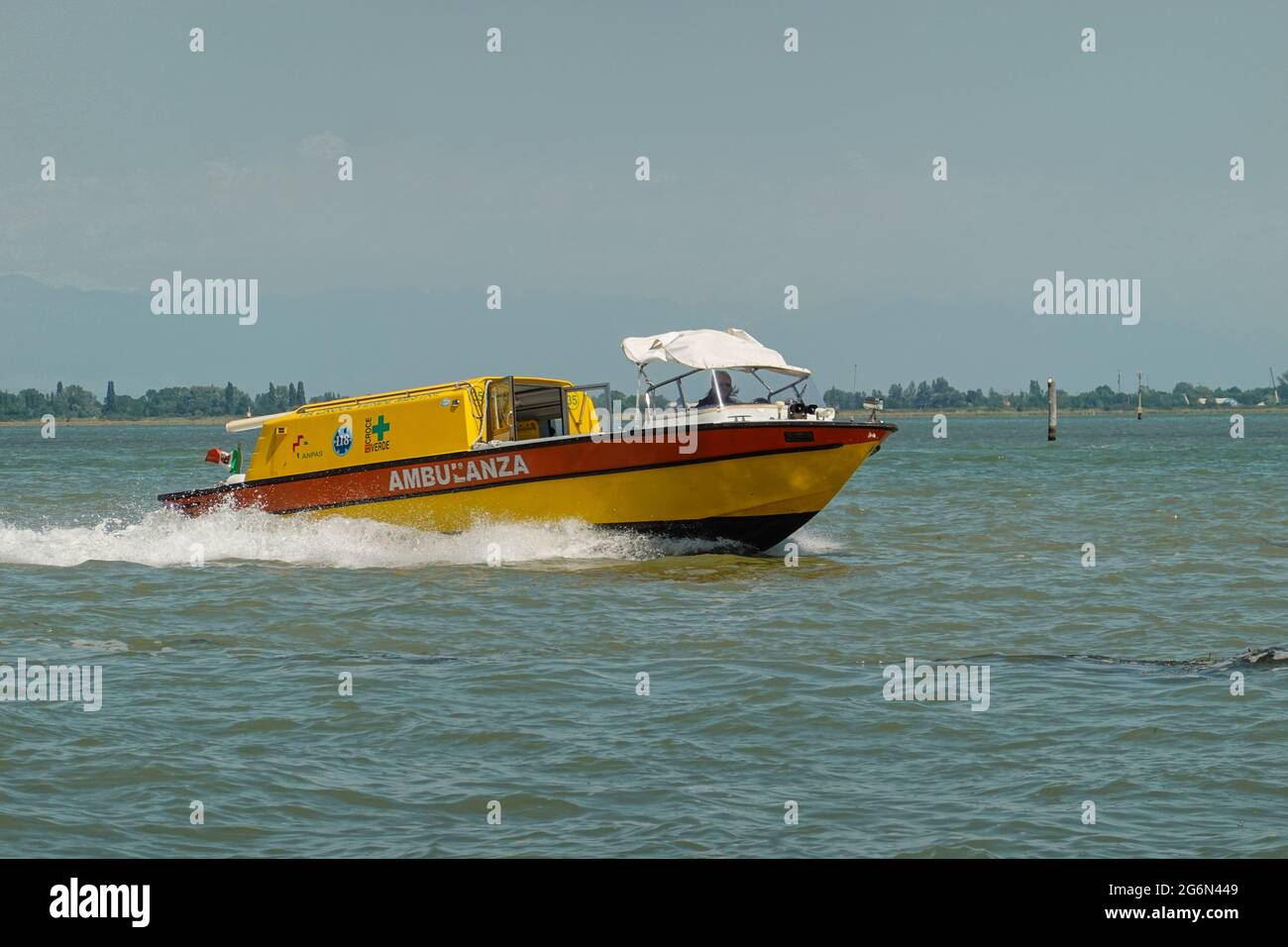 Veneig, Krankentransport // Venise, Ambulance Banque D'Images