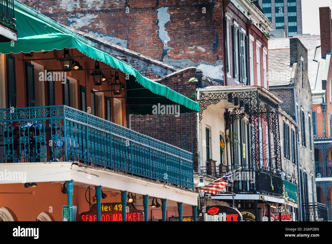 French Quarter Street Scene, French Quarter, la Nouvelle-Orléans, Louisiane, États-Unis Banque D'Images