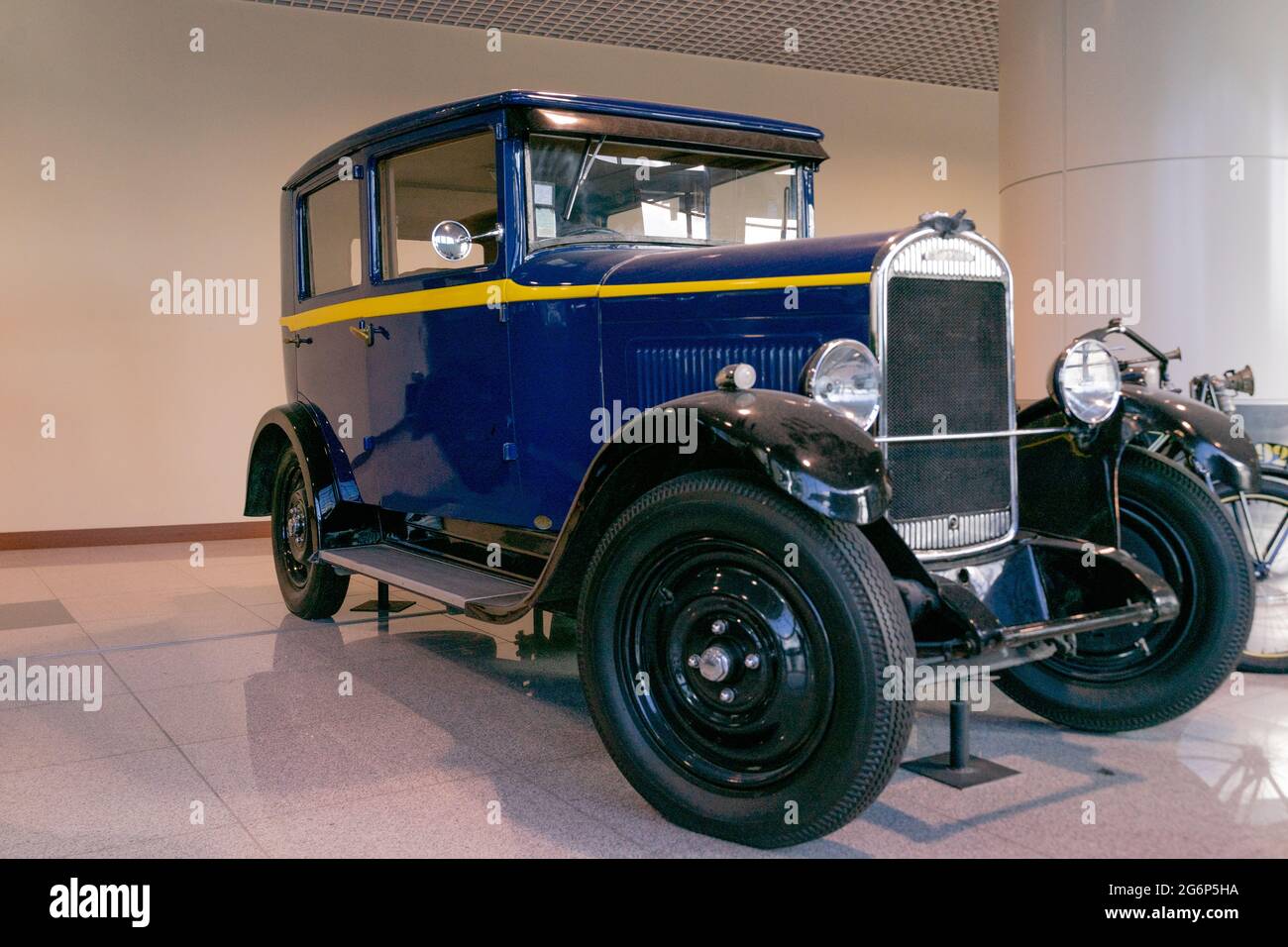 Chenard et Walcker Y6 French Retro automobile, 1928-1932, lors de l'exposition Old Cars à Domodedovo, Moscou, Russie Banque D'Images