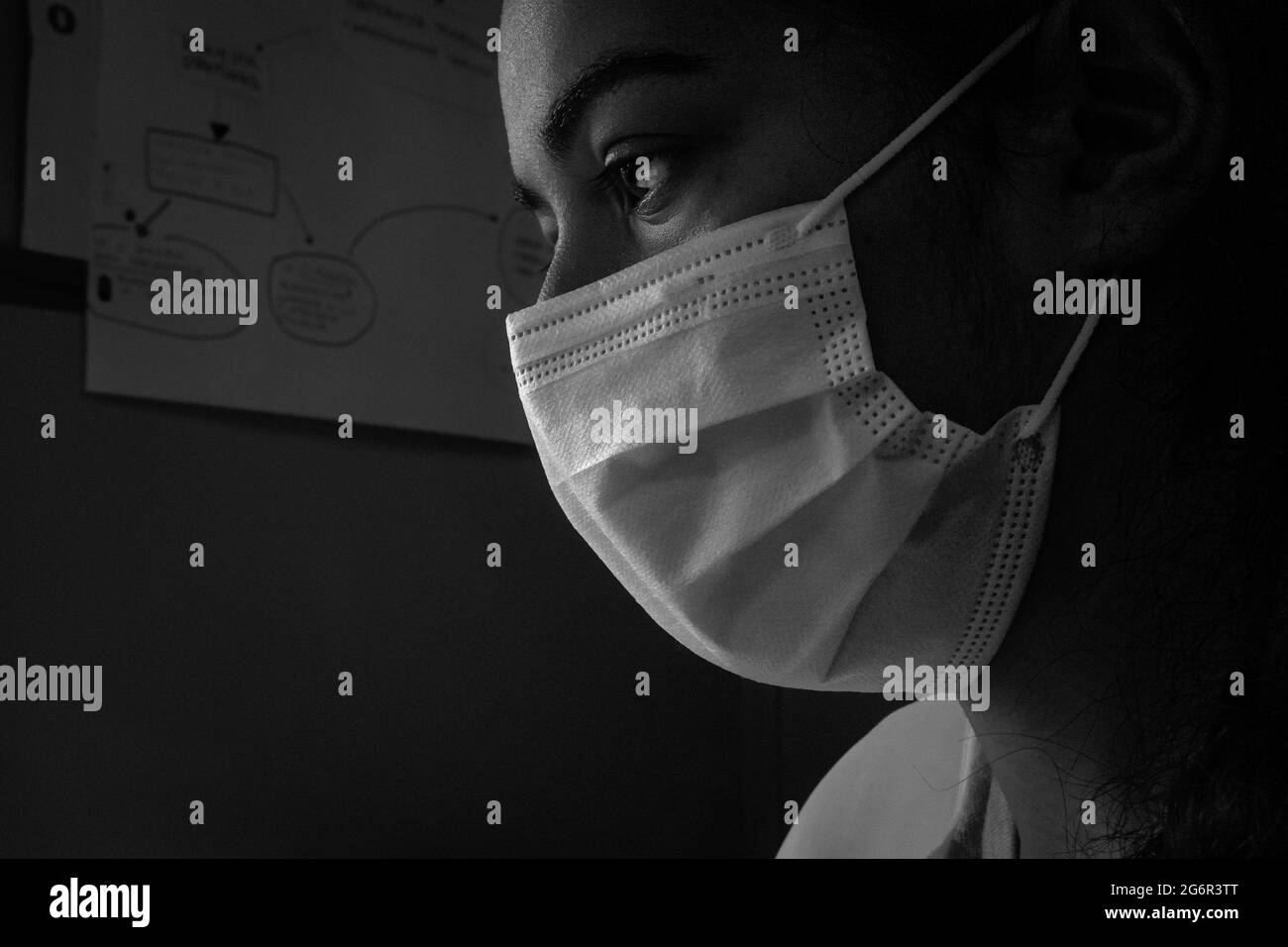 LUCCA, TOSCANE - ITALIE 2020:volontaires temporaires du portrait de la Croix-Rouge italienne Banque D'Images