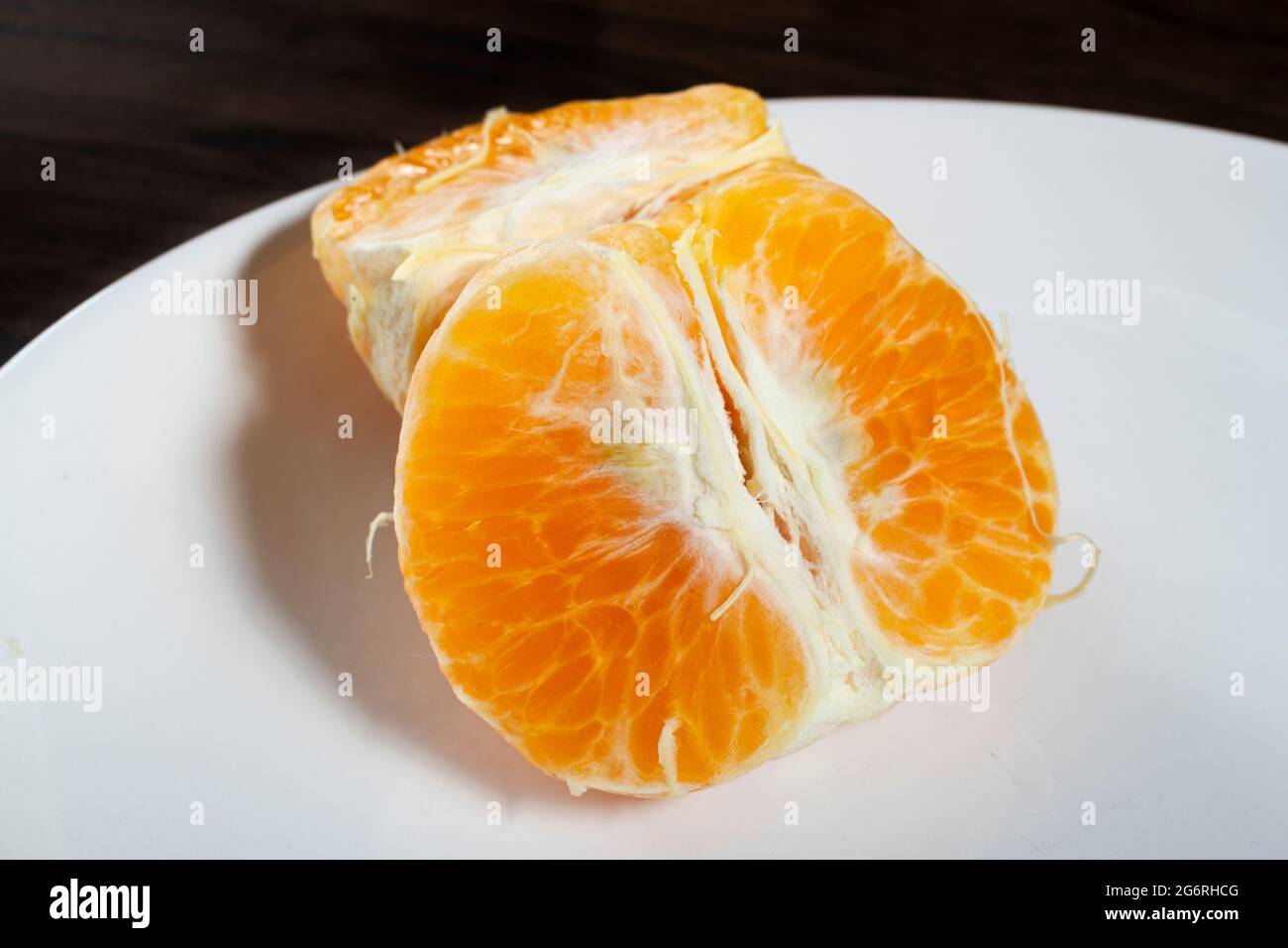 murcott de mandarine fraîche sur la table. Mise au point sélective. Banque D'Images
