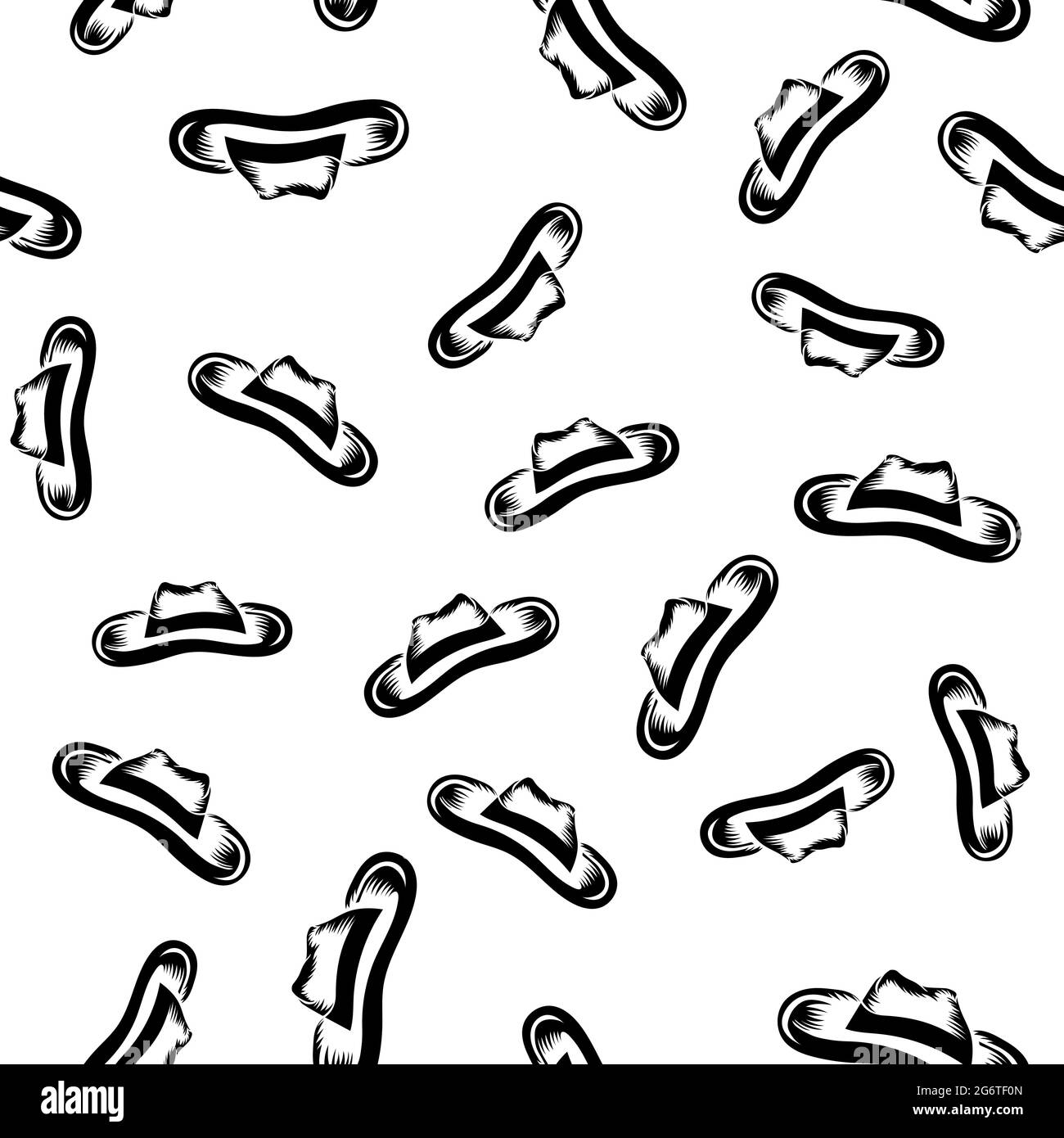 Icône American Hat isolée sur fond blanc. Motif sans couture Illustration de Vecteur