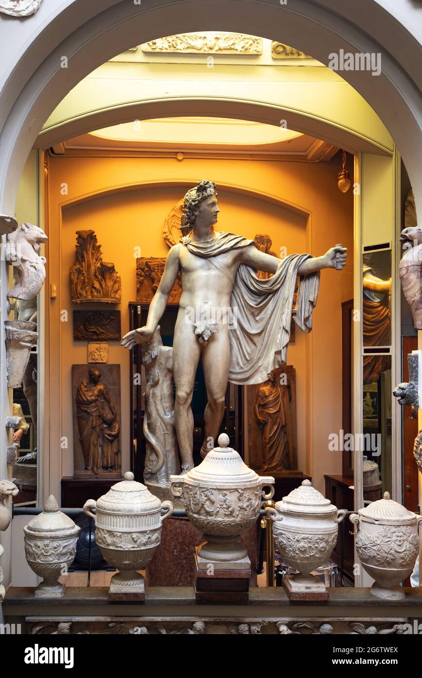 Sir John Soane's Museum, Londres, Royaume-Uni Banque D'Images