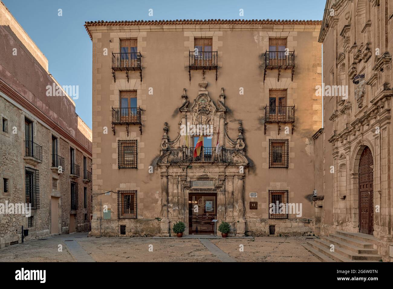 Hospedería del Seminario, hôtel du XVIIIe siècle, San Julián Conciliar Seminary dans la ville de Cuenca à Castilla la Mancha, Espagne, Europe Banque D'Images