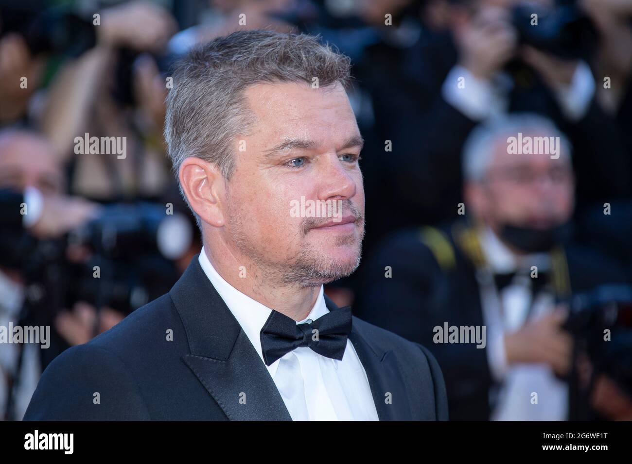 Matt Damon participe à la projection de 'Stillwater' lors du 74e Festival annuel de Cannes le 08 juillet 2021 à Cannes, France. Sbastien Courdji/imageSPACE crédit: Imagespace/Alay Live News Banque D'Images