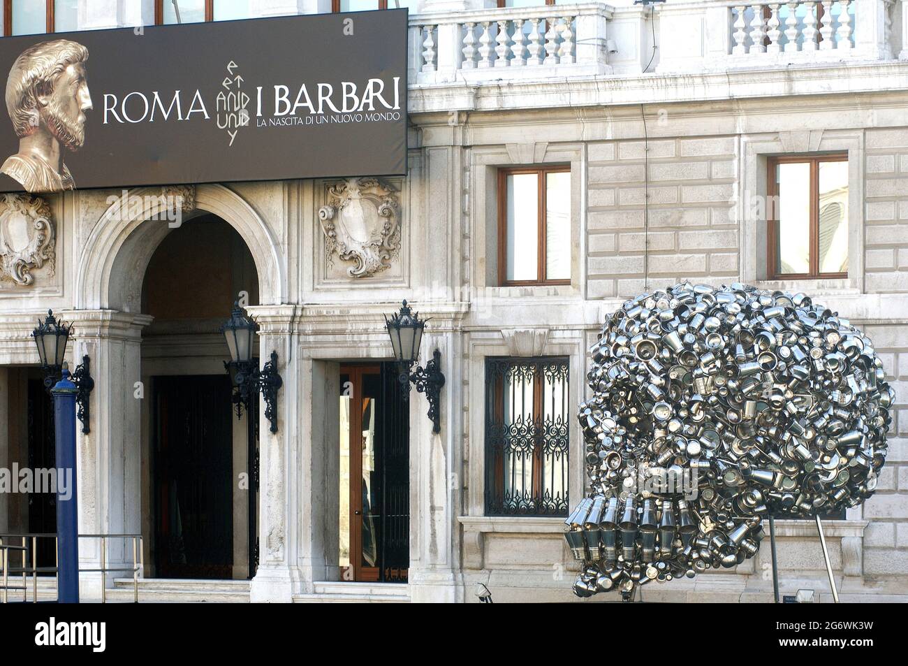ITALIE. VENETIA. VENISE. LE PALACIO GRASSI EST UN MUSÉE APPARTENANT À LA FONDATION DU FRANÇAIS FRANÇOIS PINAULT. Banque D'Images