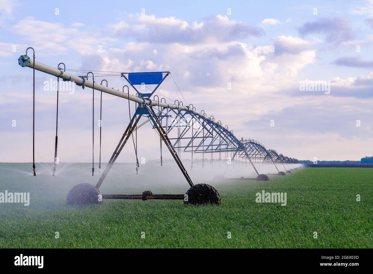 Système d'irrigation automatisé Banque D'Images